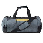 GRABMOUNT Grey Polyester Duffel Bag with Separate Shoes Compartment - 30 L