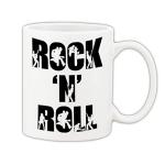 Mug Morning Rock and Roll Mugs Rock and Roll Music Coffee Ceramic Mug 325ml (White)