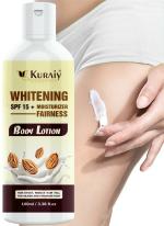 KURAIY 100% Pure Whitening Moisturizing Chicken Skin Vaseline Vitamin C Body Lotion Whitening Moisturizing Brightening Skin Lotion 100ml