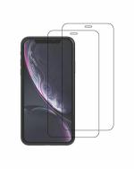 GADGETRONICS IPhone XR Transparent Tempered Glass Scratch Resistant Screen Protector (Pack of 2)