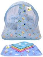 Kwitchy New Born Baby Mosquito Net Bed With Bed Protector