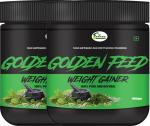 Inlazer Golden Feed_ Weight Gain Powder For Gym Body Building Mass Gainer/ Weight Gainer Weight Gainers/Mass Gainers (200 g, No Flavour)