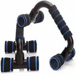 Shopeleven Plastic Pushup Stand Collapsible Pushup Bar Chest Arm Strengthening Home Gym (1 Pair, Color May Vary)