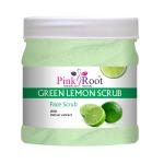 Pink Root Green Lemon Face Scrub Removes Dead Skin Cells Stearic Acid 500 ml