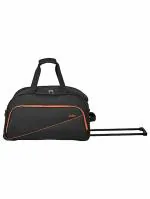 Safari Pep 55 Rdfl Black Duffel Trolley Bag Duffel With Wheels (Strolley)