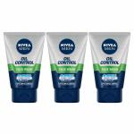 Nivea Oil Control Face Wash, 100ml (Pack of 3)