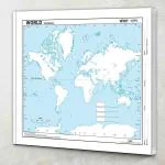 GO WOO BIG - 100 WORLD PHYSICAL OUTLINE MAP FOR SCHOOL | World Physical Map for School