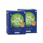 Society One Minute Tea | Elaichi Flavour | Made with Cardamom | Flavoured Instant Tea | 14g X 10 Sachets (140g) | Pack of 2