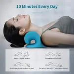 MAAHIL Neck And Shoulder Relaxer Cervical Stretcher Neck Traction Device For Neck Support For Pain & Neck Hump Corrector For Women Massage Relaxer Scent Booster Blissful Breeze (Relaxer)