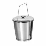 Vinod Stainless Steel Balti with Lid No. 14 - Capacity 12.30 Ltr
