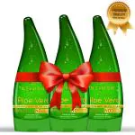 NEWISH Pure Aloe Vera gel Multipurpose Beauty Gel For Young Radiant Acne free Skin, Moisturizer & Hair Treatment (130ml pack of 3)