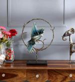 CraftVatika Multicolor Bird Nest Sculpture 43.18 x 20.32 cm