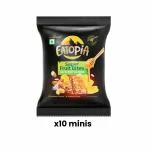 Eatopia Energy snacks | No refined Sugar | No chemical | Made up with 100% natural Jackfruit & Almonds | Nuts & Seeds| pack of 10 (20gx10