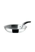 Meyer Grey Stainless Steel Frying Pan for Cooking 2.38L