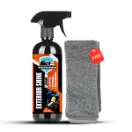 Groommm Car Exterior Shine Spray | Car Body Polish, Exterior Cleaner Liquid | Car Shiner, Car Exterior Polish and Uv Protection for Body & Plastic | Car, Bike and Scooty Stain Remover Exterior 500 Ml