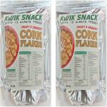 kwik snack COMBO PACK OF 2 Crispy & Crunchy Corn Flakes (2 X 300 GM EACH) -600 GM Pouch (2 x 300 g)