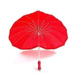 CHAATEWALA Red Heart Shaped Umbrella (23 x 5 x 5 cm)