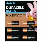 Duracell Ultra Alkaline AA Batteries(Pack of 6)