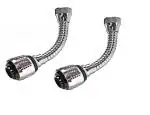 Turbo Flex 360 Flexible Water Saving Nozzle Faucet Sprayer Water Extender for Easy Clean Sinkand , Bathroom and , MultiColour (Pack of 2)