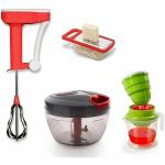 ODD M EVEN Quick and Handy Chopper, Blender, Greater, Juicer Kitchen Tool Set