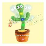 TOYJECK Dancing Cactus Toy, Talking Repeat Singing Sunny Cactus Toy ing+Repeat (Green) (Multicolor)