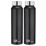 The Better Home Bpa Free Stainless Steel Water Bottle - 1000 ml (pack of 2)