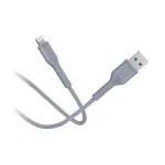 FINGERS FMC-L10 USB-A to Lightning USB Mobile Cable for Apple Devices - Steel Grey