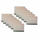 SUPPLY STREETS FASHION Cotton Saree Bags/Covers for Storage Big size single (16.5 x 14.5 Inches) with Zip Closure for Clothes Bags and Wardrobe Organizer with Transparent mesh window SET OF -(06)