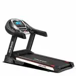 Sparnod fitness STH-4100 4.5 HP Peak Automatic Foldable Motorized Running Indoor Treadmill for Home use (Free Installation Service), Black