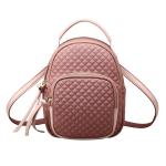 Bopai Pink Nylon Waterproof Casual Women Laptop Backpack