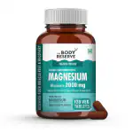 The Body Reserve Magnesium Glycinate Supplement - 120 Veg Tablets, 2000mg Per Serving, High Absorption Chelated Form - Supports Muscle & Nerve Relaxation, Better Sleep Quality for Men & Women