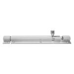 Atlantic Plain Aluminium Tower Bolt 10 inch, S.S. Finish, Pack of 2 Piece
