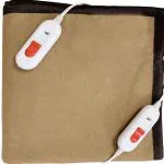 Bell electric blankets for Double Bed - Electric Heating Bed Warmer with dual control and Four Heat Settings- Double Bed Size (150cms x 150 cms) - Proudly Made in India (Camel)