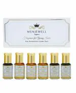 Menjewell Set Of 6 Spicy Attar Gift Set For Men (3ml each)