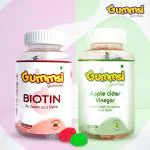 Gummsi | Combo Pack of Apple Cider Vinegar & Biotin Gummies | 30 Gummies Each | (Pack Of 2)