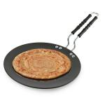 RBGIIT Hard Anozied Roti Paratha Phulka Tawa, 27.5 cm Diameter with Riveted Sturdy Handle - 5.25 mm Thickness, RC-68