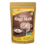 Hayy Foods Sprouted Ragi Malt - Finger Millet - Health Drink - Calcium Rich - Iron Rich 500g
