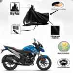 Bykorrzon Black Polyester Full Body Bike Cover for Honda Blade 125