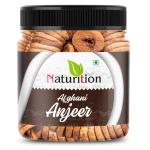 NATURITION Dried Figs Afghani Anjeer Healthy Dry Fruit / Anjeer 250g Pack | Dried Figs | Rich Source of Fibre Calcium & Iron | Low in calories and Fat Free