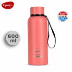 Pigeon Croma Coral 24 Hrs Hot & Cold Therminox Vaccum Insulated 600 Ml Flask (Pack of 1, Orange, Steel)