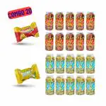 Clumsy Candy - Mixed Combo Pack of 20 Jars (2X10) - Ripe Mango and Ginger flavor, 170 candies/ jar