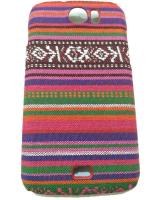 CLUBCLASSY Cotton Fabric Cloth+Hard Back case Cover Compatible for micromax Canvas 2 a110 / Canvas a110q ab