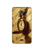 Casotec Pocket Watch Print Design Printed Silicon Soft TPU Back Case Cover for Swipe Elite 2 plus