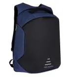 Fur Jaden Navy Blue Polymer Anti-Theft Laptop Backpack 20 L (BM25_Navy)