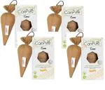 BHAKTI 2 SHAKTI MAKING WORSHIP SPECIAL CamPure Camphor Cone (Sandalwood) | Pack of 4 | Room, Car and Air Freshener & Mosquito Repellent