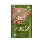 OrgaQ Organicky Organic Cowpea Red / Lobia / Chola Whole Beans - 1 Kg