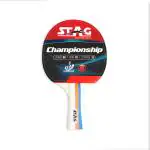 Stag Iconic Championship Table Tennis Racquet Precision Power & Balanced Performance with 6-Ply Plywood Durability
