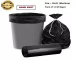 HAWK MART BLACK BIODEGREDABLE DISPOSABLE PREMIUM QUALITY BAG /TRASH BAG/ DUSTBIN BAG/ MEDIUM SIZE / ROLL SIZE -19*21[30 BAGS]-Pack of 1