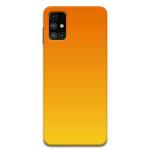 MobiEra Samsung Galaxy M51 Orange Gradient Design Plastic Hard Case Cover