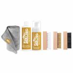 Herbal Home Shoe Care Natural Solution Foam Cleaner 100 ml And Polish With Moisurizer Cream 100 ml And Soft Brush, Hard Brush, Medium Brush,Microfiber Cloth, Shoe Cleaner Kit For Sneaker,Sports Shoe Cleaner Foam Spray